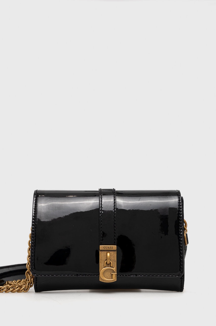 

Чанта Guess в черно, Черен