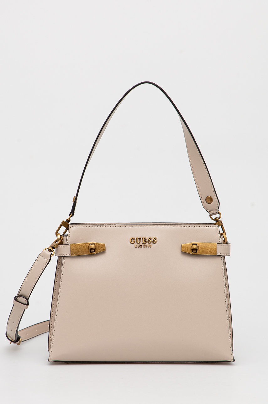 

Чанта Guess в бежово, Бежов