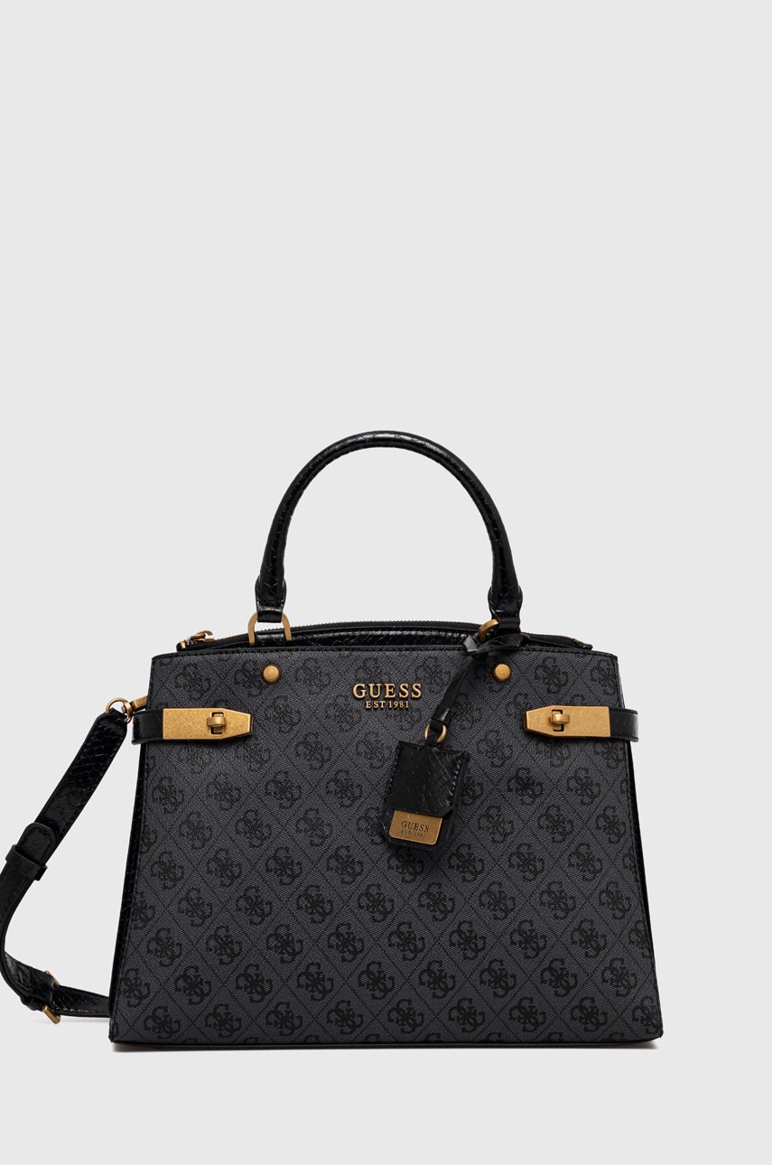 

Чанта Guess в черно, Черен
