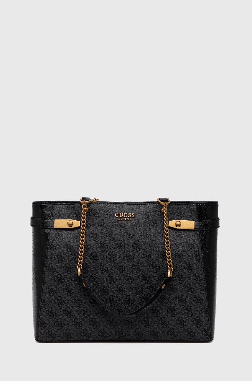 

Чанта Guess в сиво, Сив