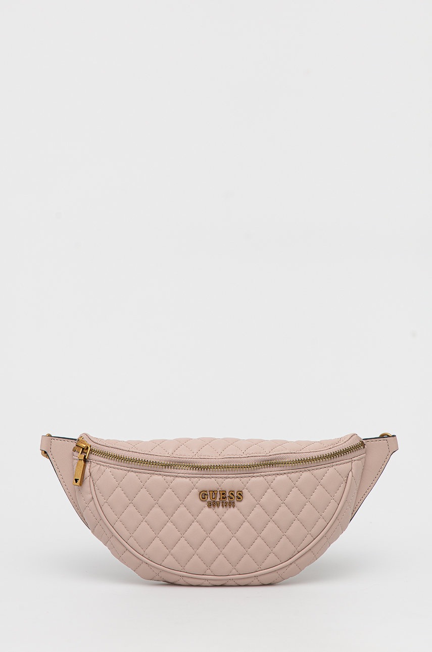 

Чанта за кръст Guess в бежово, Бежов