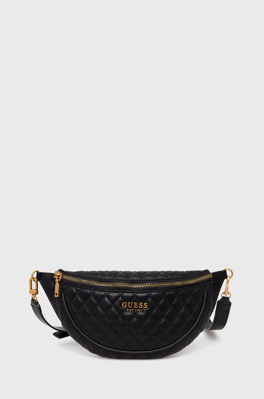 

Чанта за кръст Guess в черно, Черен