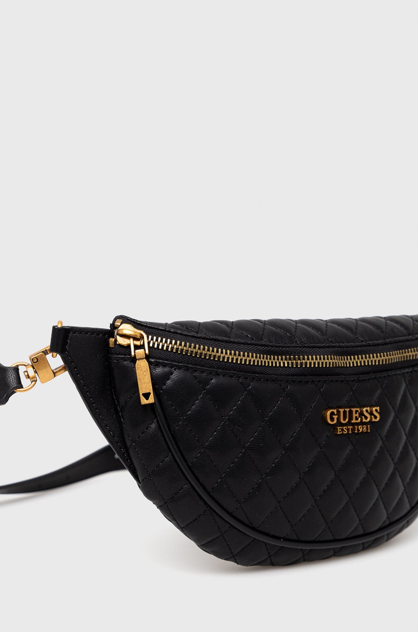 

Сумка на пояс Guess колір чорний
