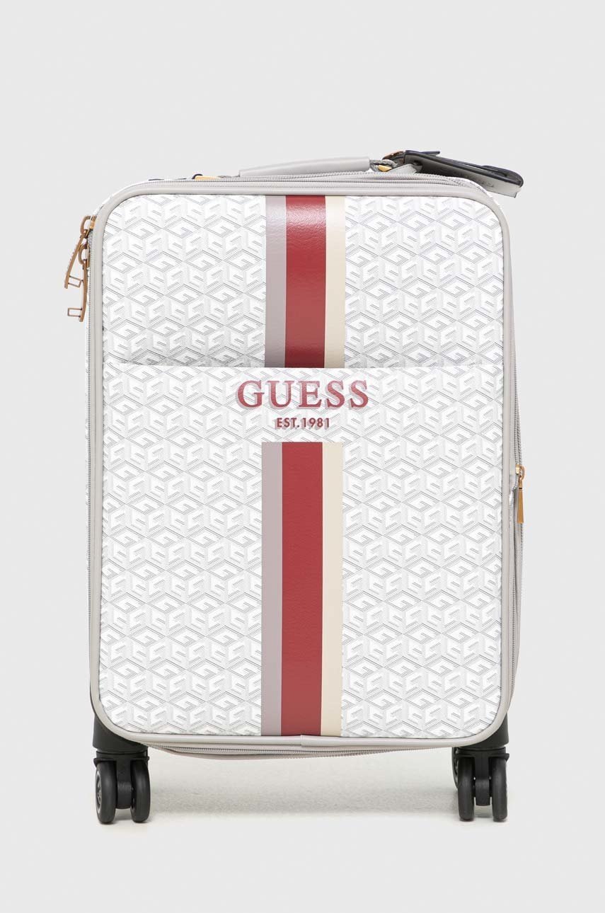 

Куфар Guess в бяло, Сив