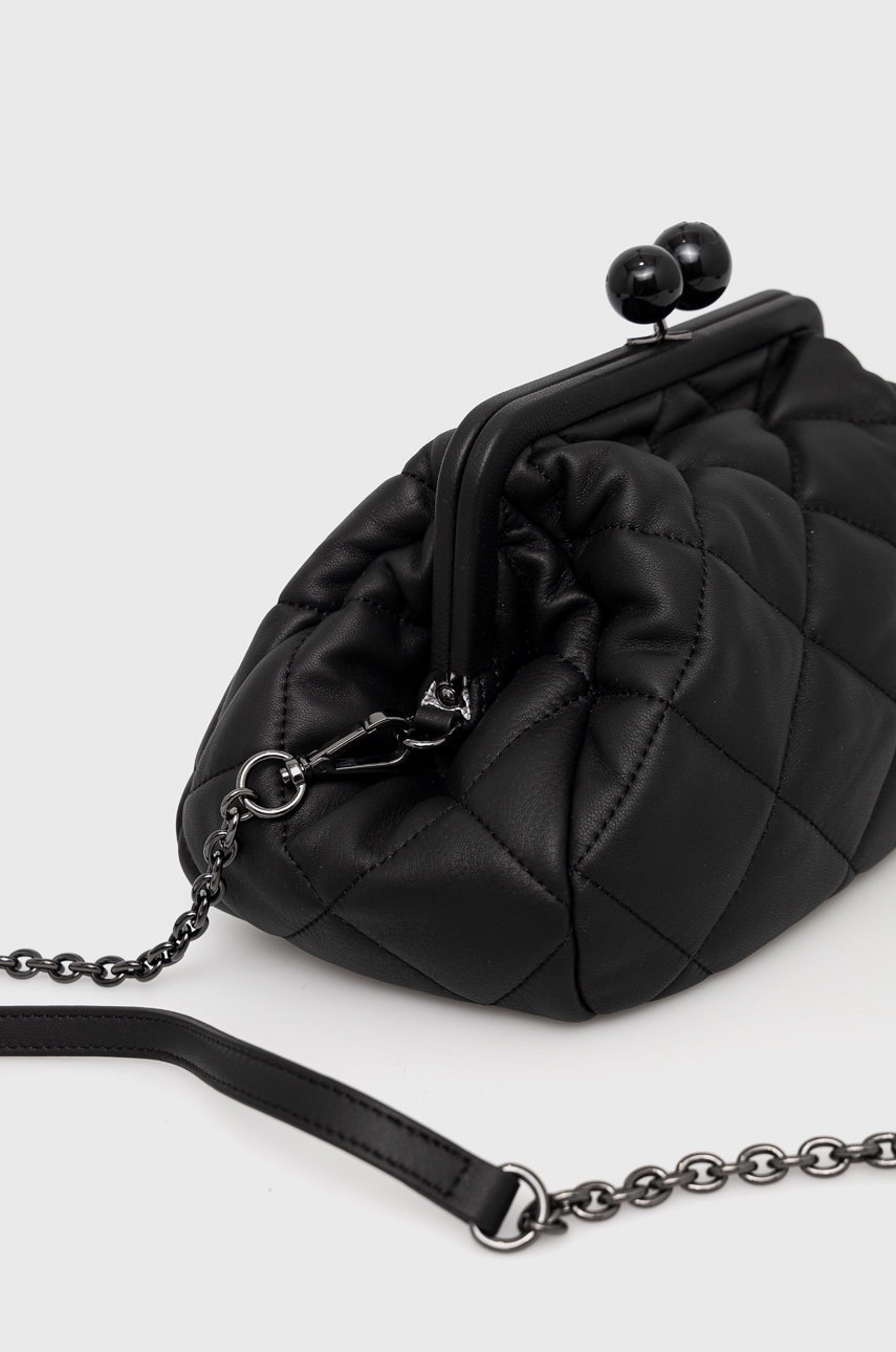 

Кожаная сумочка Weekend Max Mara цвет чёрный