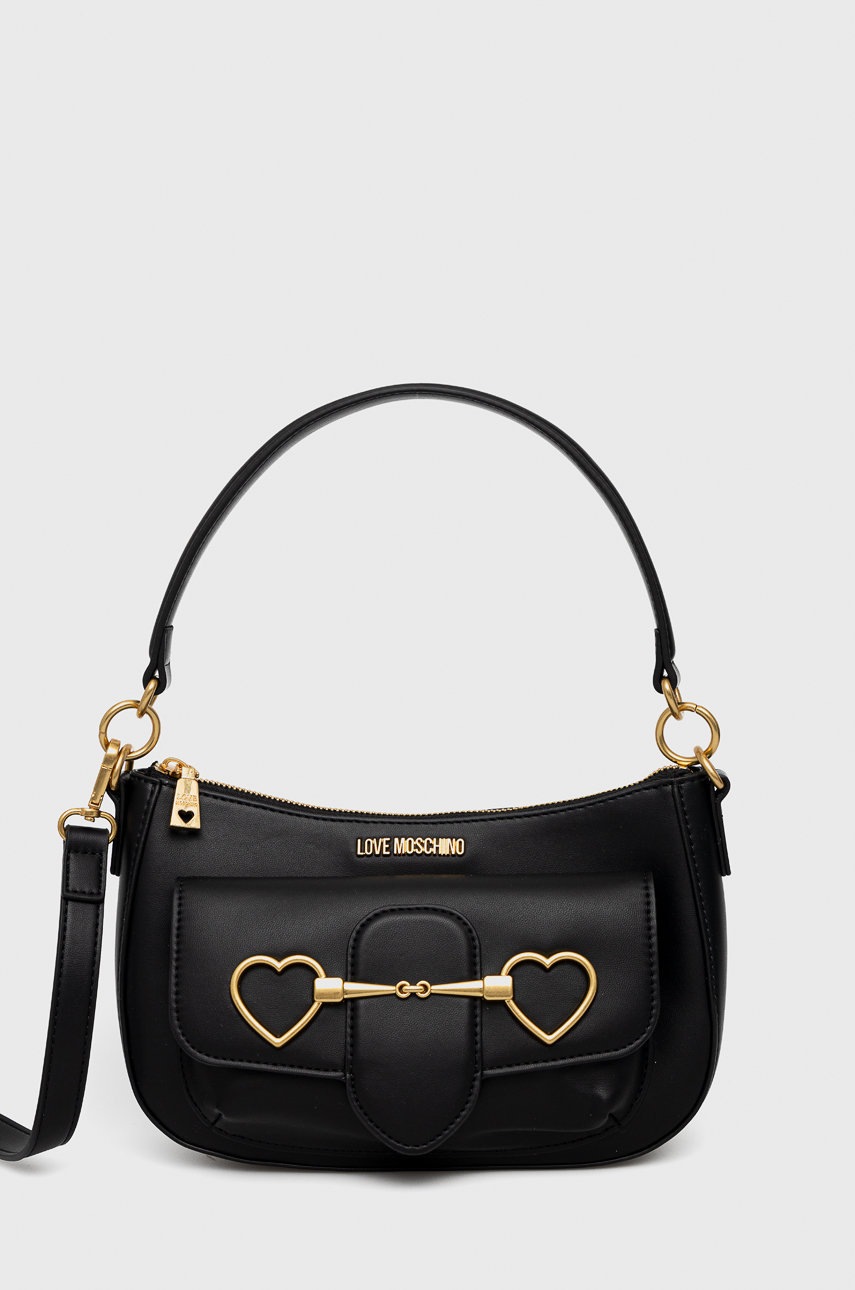 

Чанта Love Moschino в черно, Черен