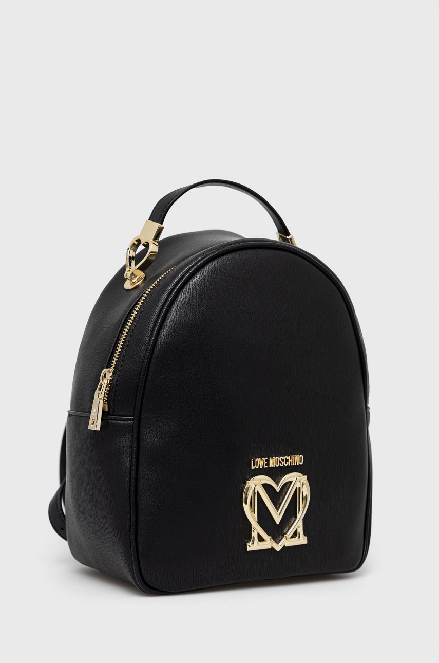 

Рюкзак Love Moschino женский цвет чёрный маленький однотонный