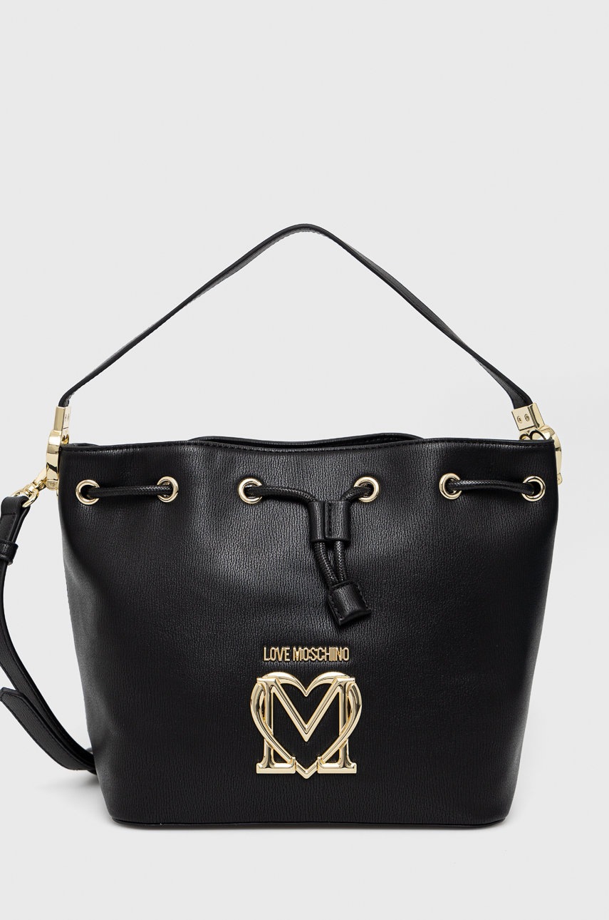 

Чанта Love Moschino в черно, Черен