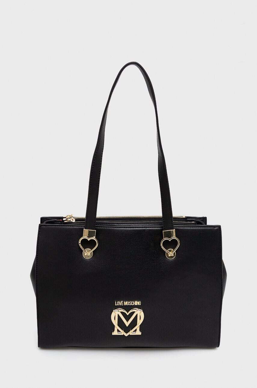 

Чанта Love Moschino в черно, Черен