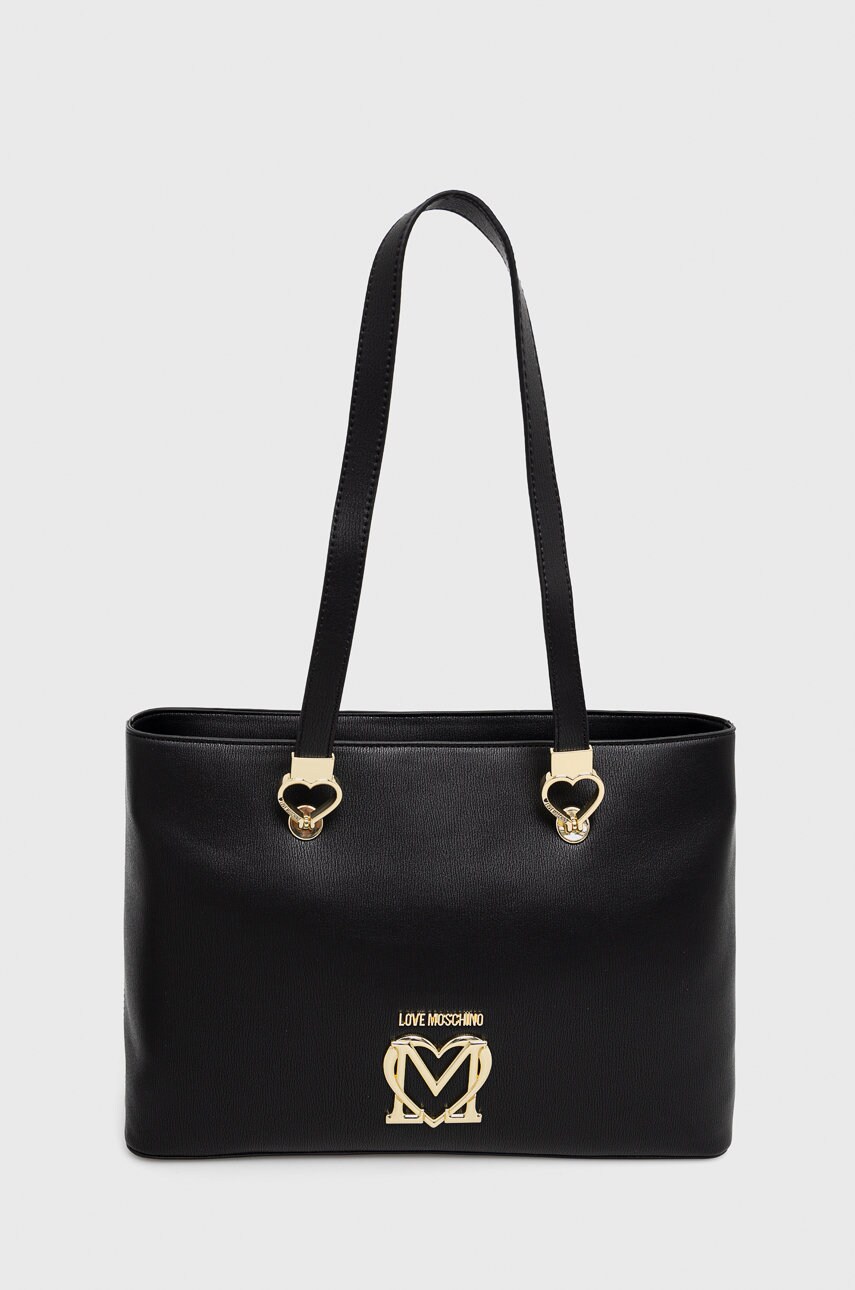 

Чанта Love Moschino в черно, Черен