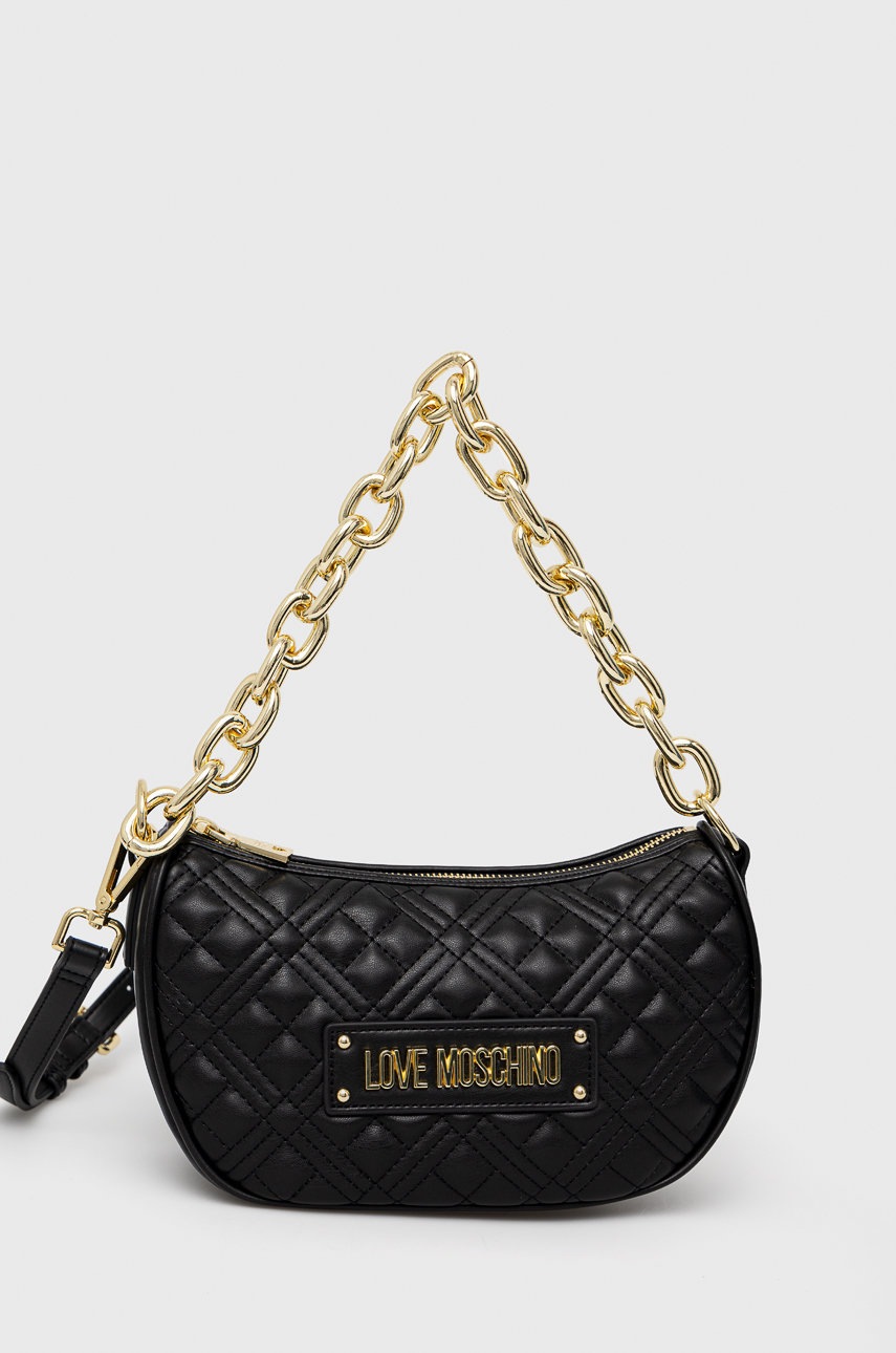 

Чанта Love Moschino в черно, Черен