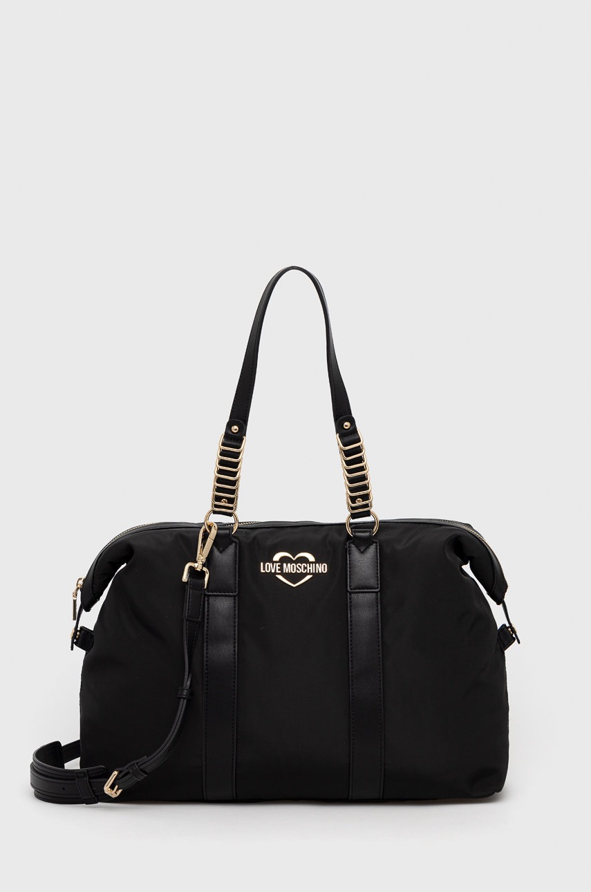 

Чанта Love Moschino в черно, Черен