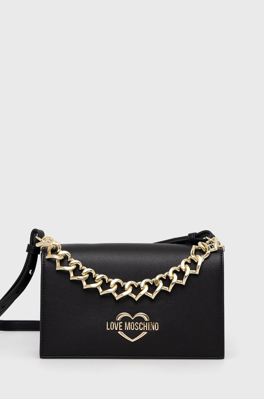 

Чанта Love Moschino в черно, Черен