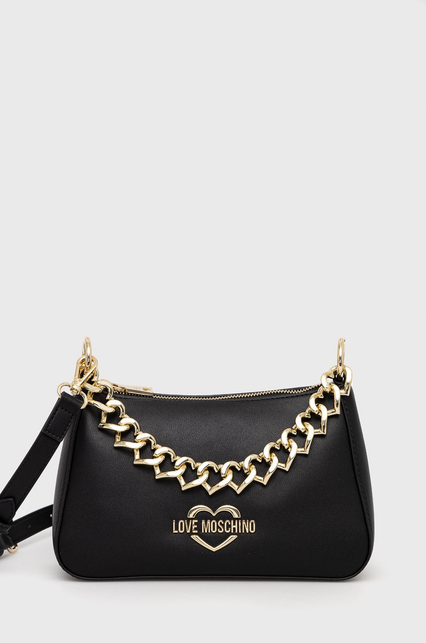 

Чанта Love Moschino в черно, Черен
