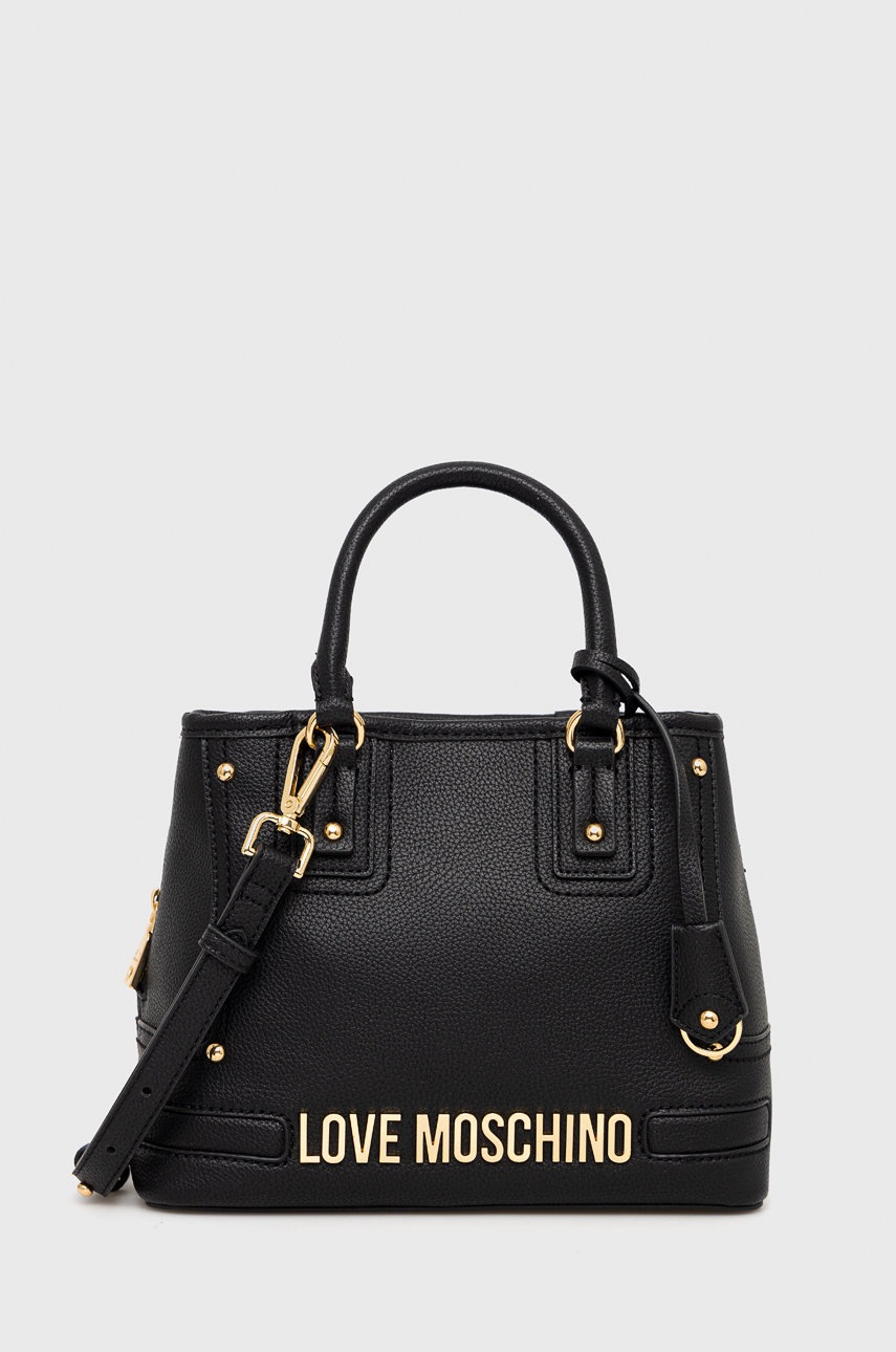 

Чанта Love Moschino в черно, Черен