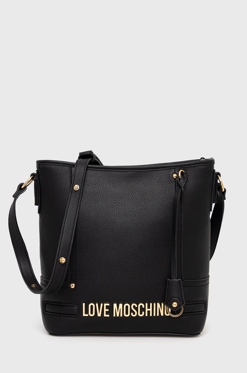 

Чанта Love Moschino в черно, Черен