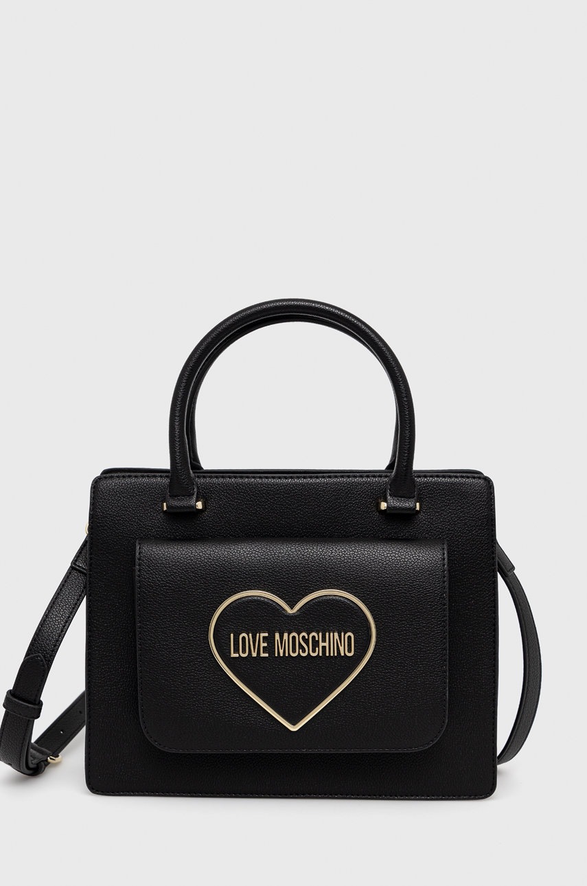 

Чанта Love Moschino в черно, Черен