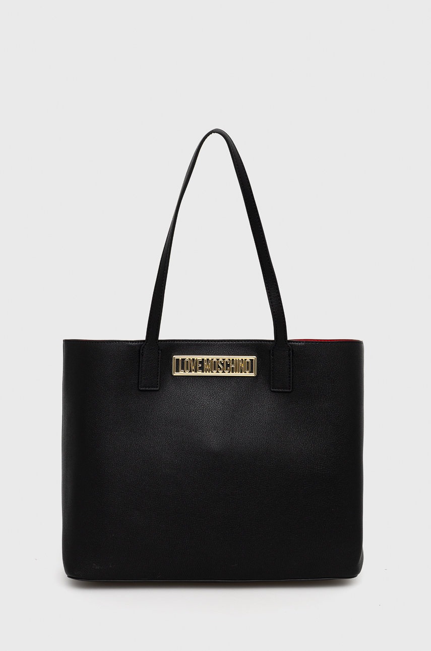 

Чанта Love Moschino в черно, Черен