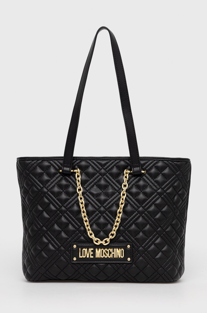 

Чанта Love Moschino в черно, Черен