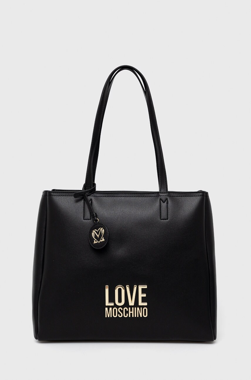 

Чанта Love Moschino в черно, Черен