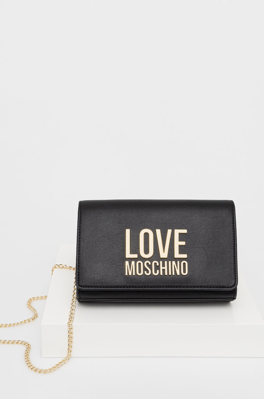 

Чанта Love Moschino в черно, Черен