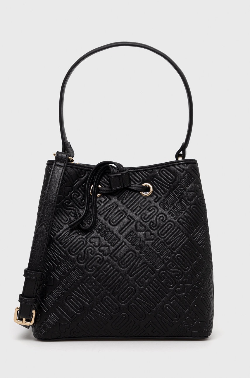 

Чанта Love Moschino в черно, Черен