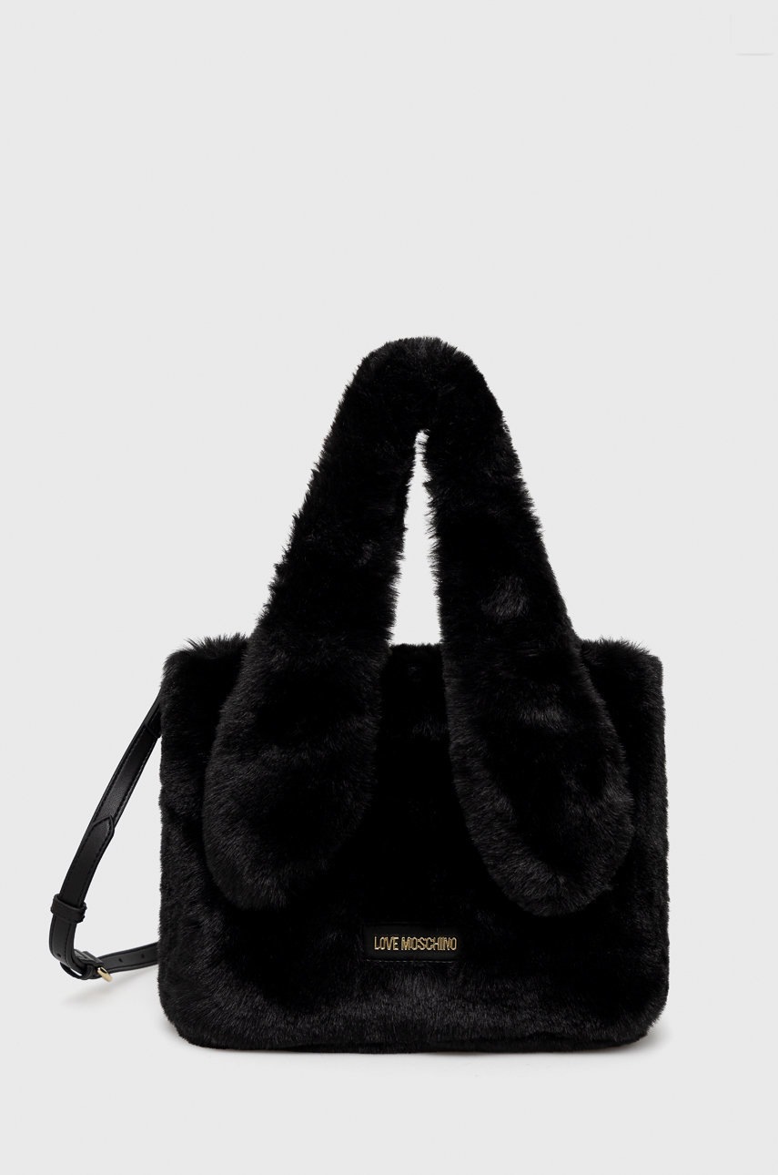 

Чанта Love Moschino в черно, Черен