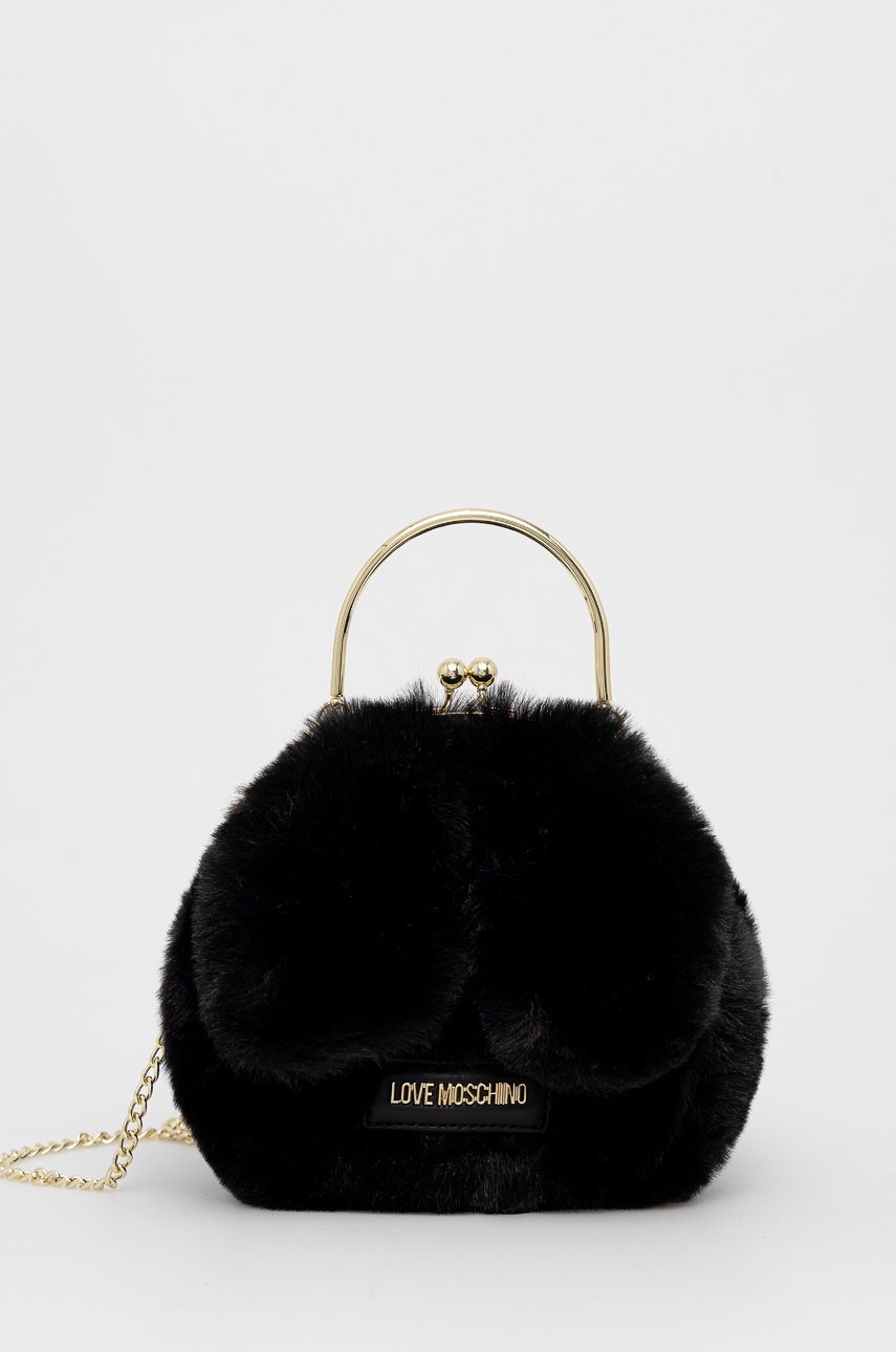 

Чанта Love Moschino в черно, Черен