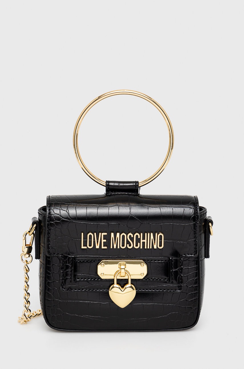 

Чанта Love Moschino в черно, Черен