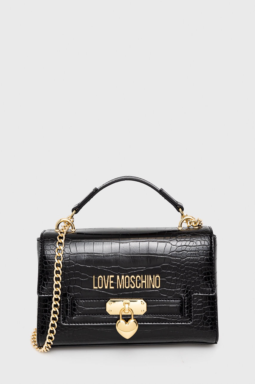 

Чанта Love Moschino в черно, Черен