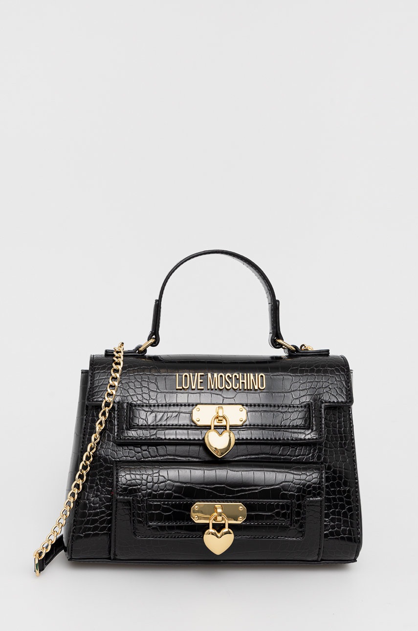 

Чанта Love Moschino в черно, Черен