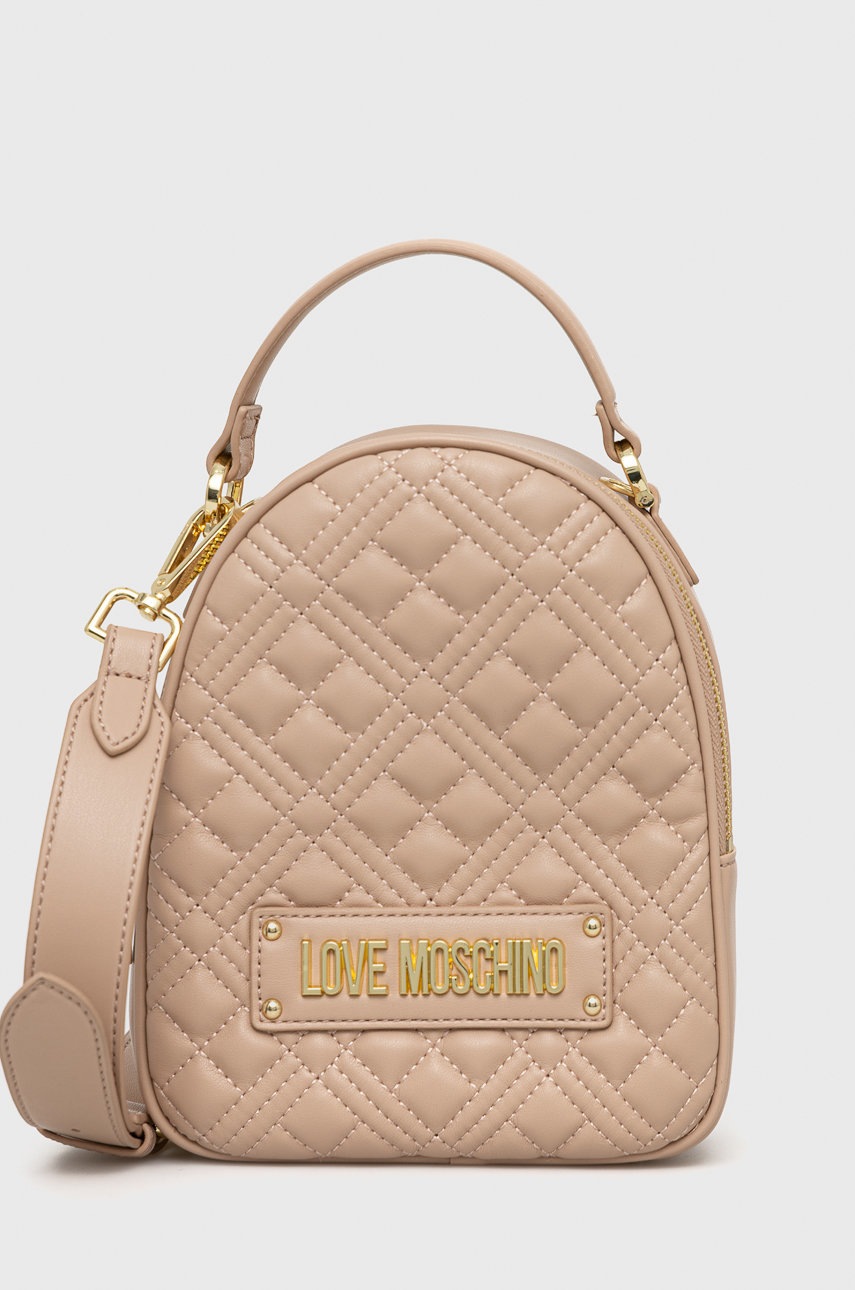 

Чанта Love Moschino в бежово, Бежов