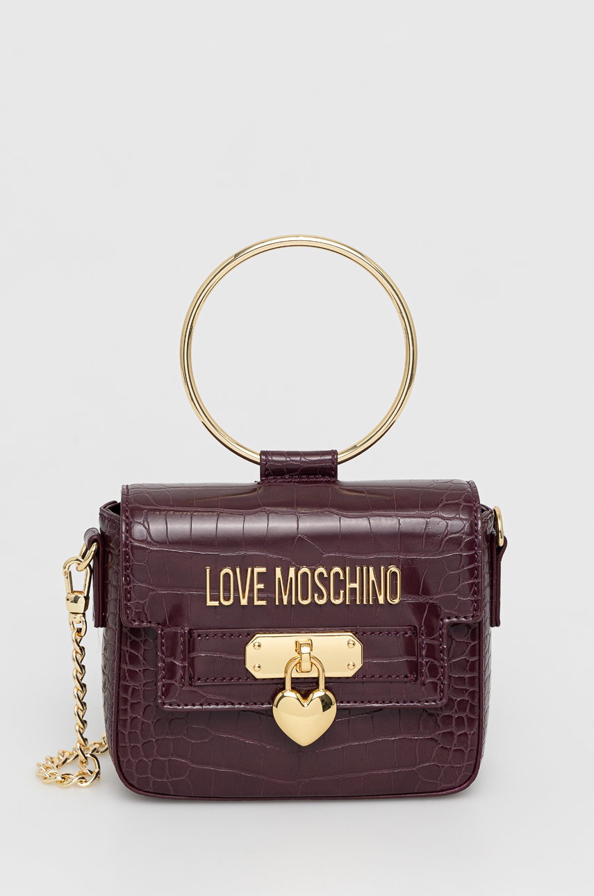

Чанта Love Moschino в лилаво, Виолетов