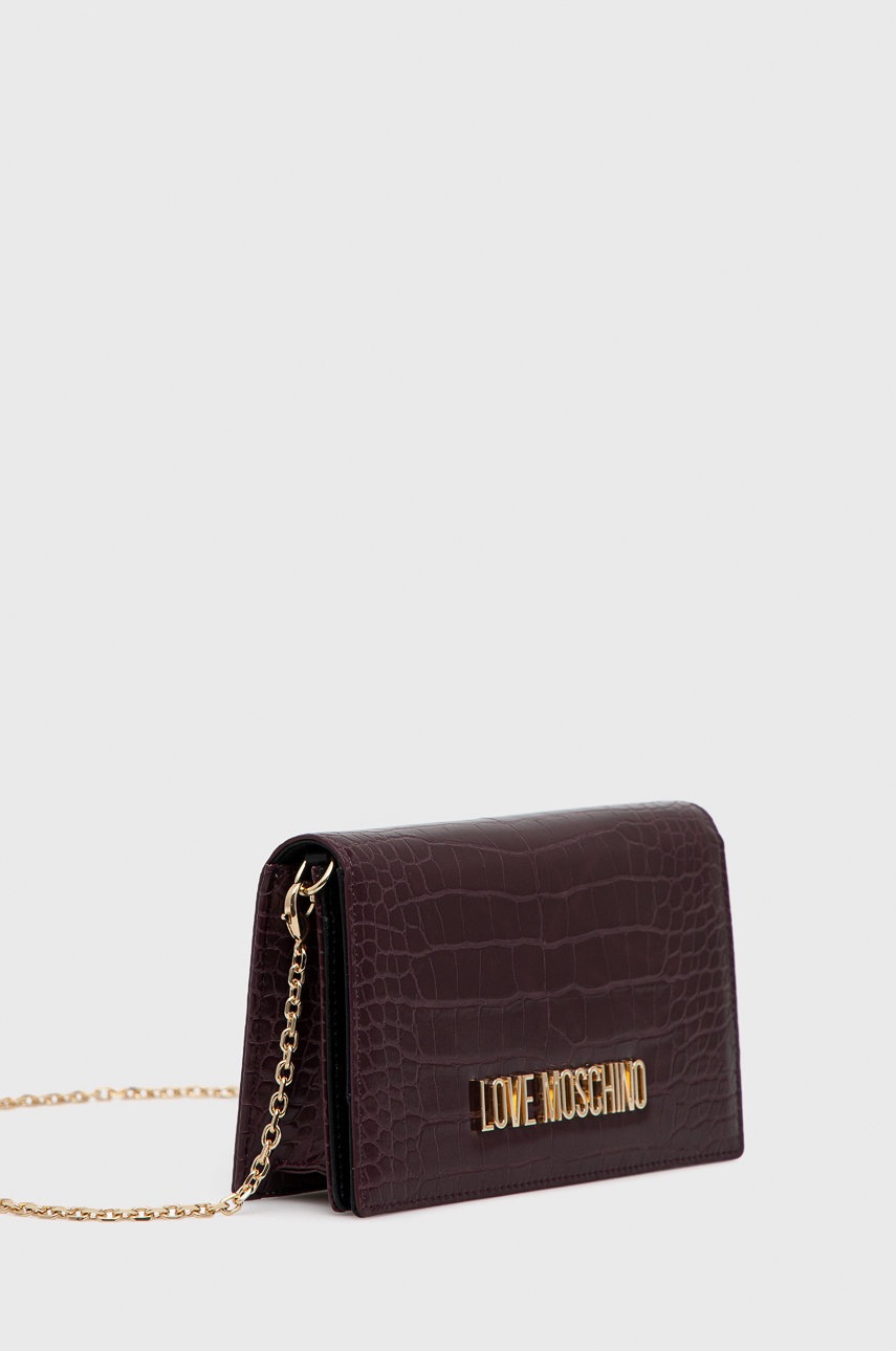 

Клатч Love Moschino цвет фиолетовый