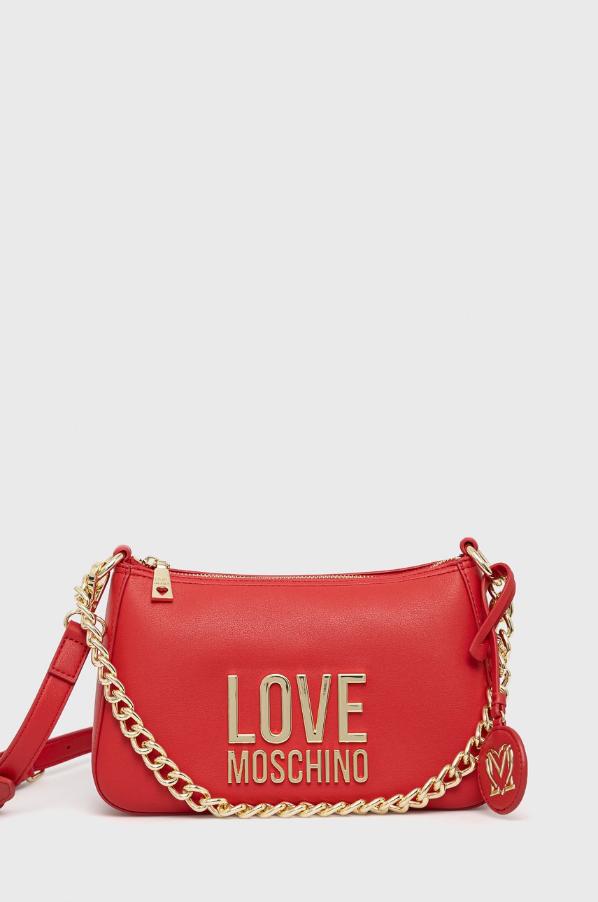 

Чанта Love Moschino в червено, Червен
