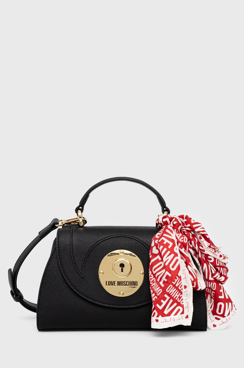 

Чанта Love Moschino в черно, Черен