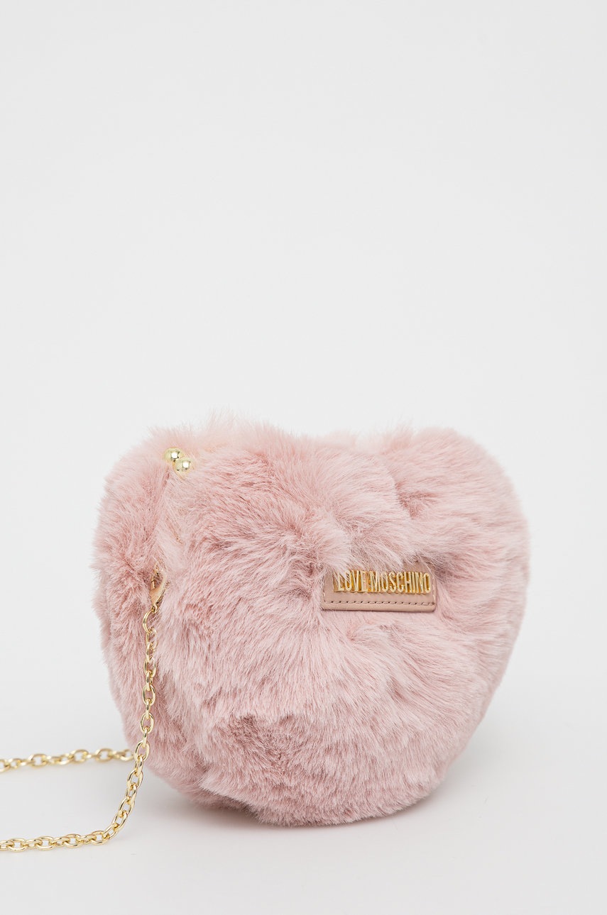 

Клатч Love Moschino колір рожевий