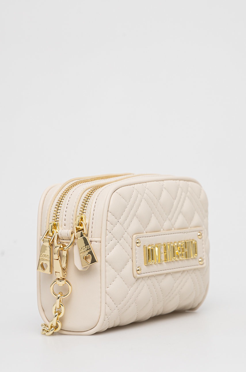 

Сумочка Love Moschino колір бежевий