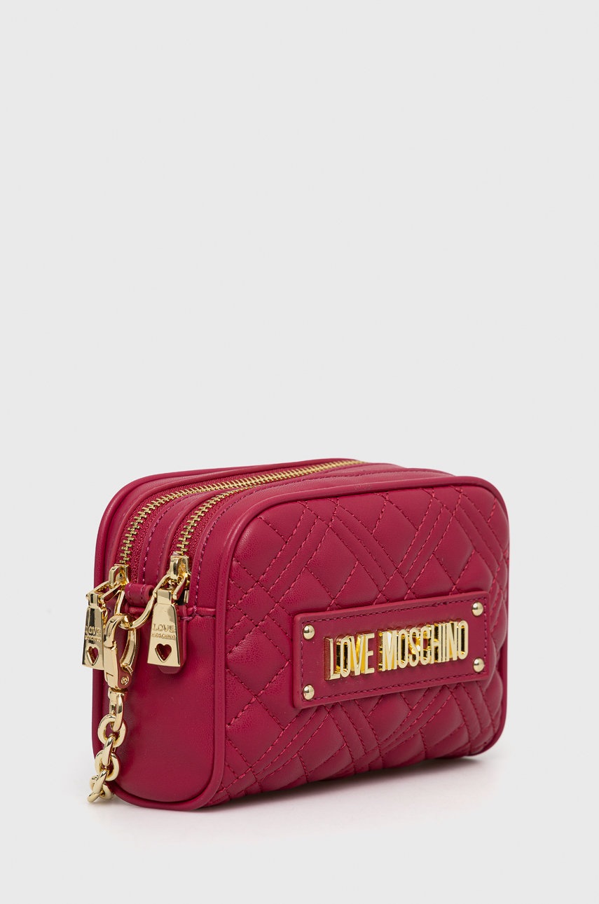 

Сумочка Love Moschino колір рожевий
