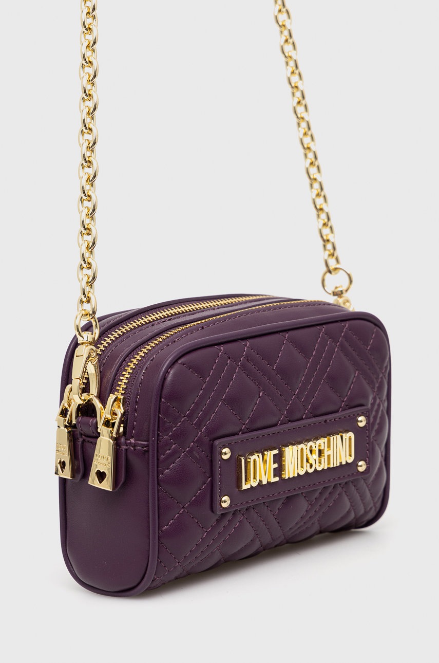 

Сумочка Love Moschino колір фіолетовий