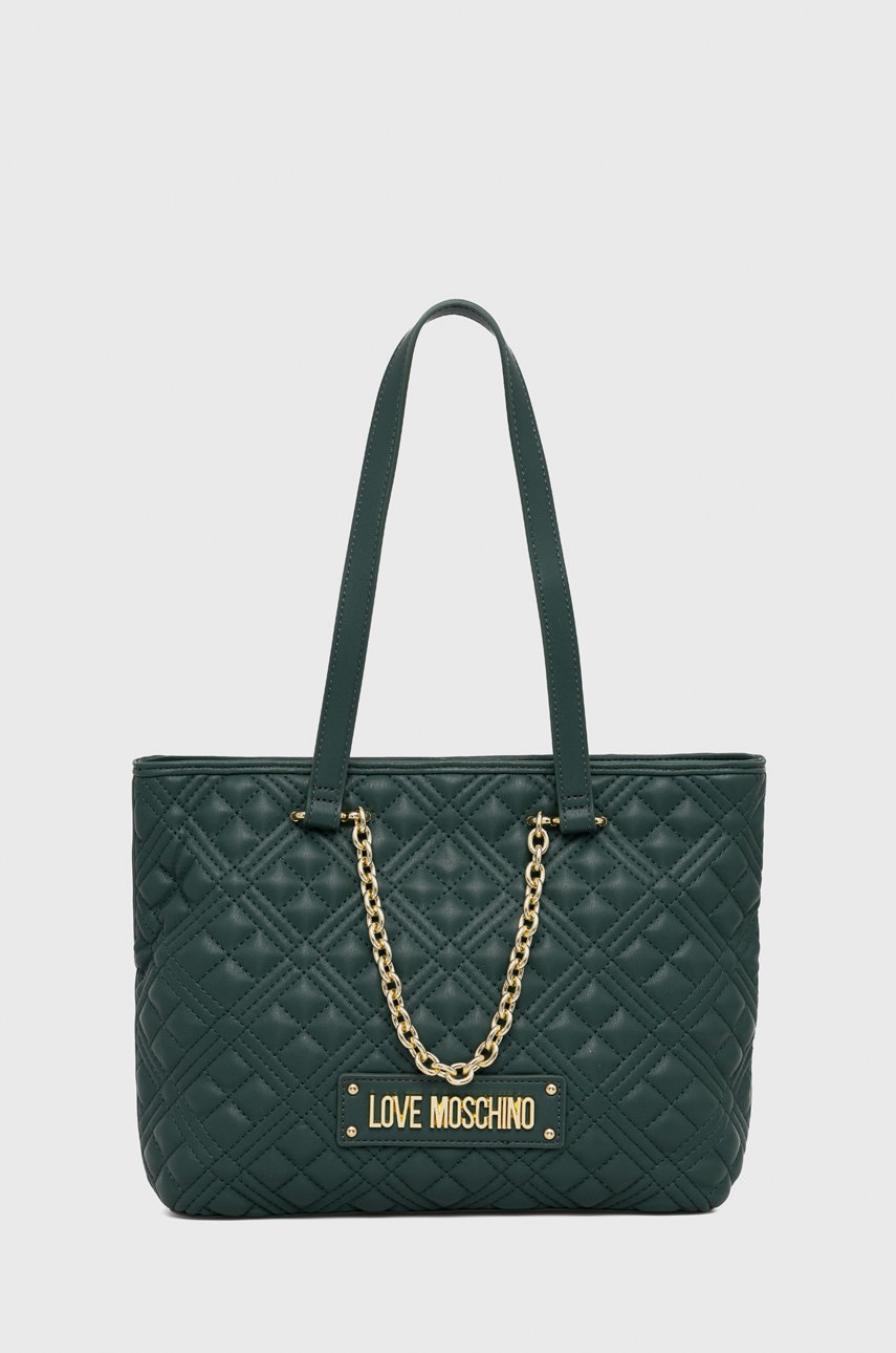 

Чанта Love Moschino в зелено, Зелен