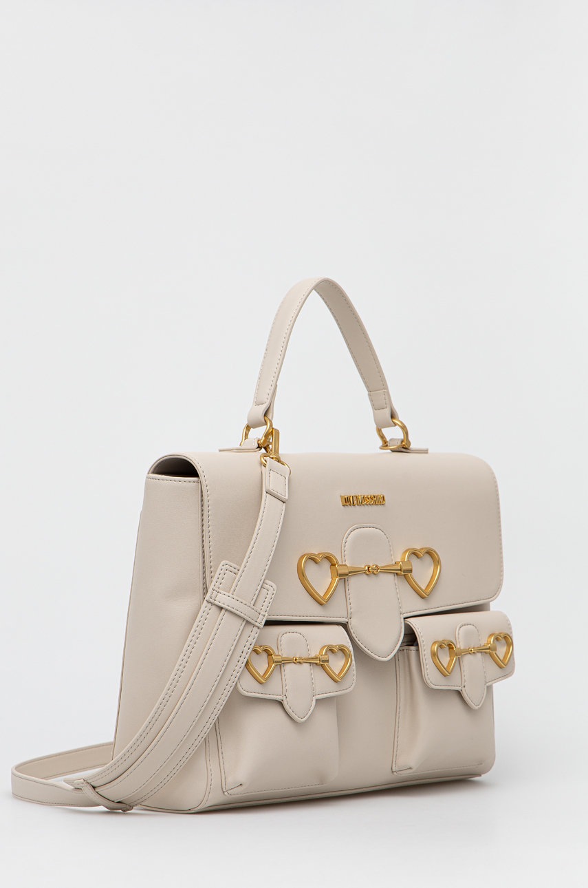 

Сумочка Love Moschino колір бежевий