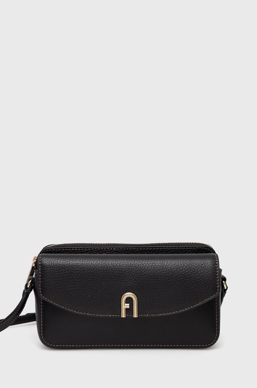 

Кожаная сумочка Furla цвет чёрный
