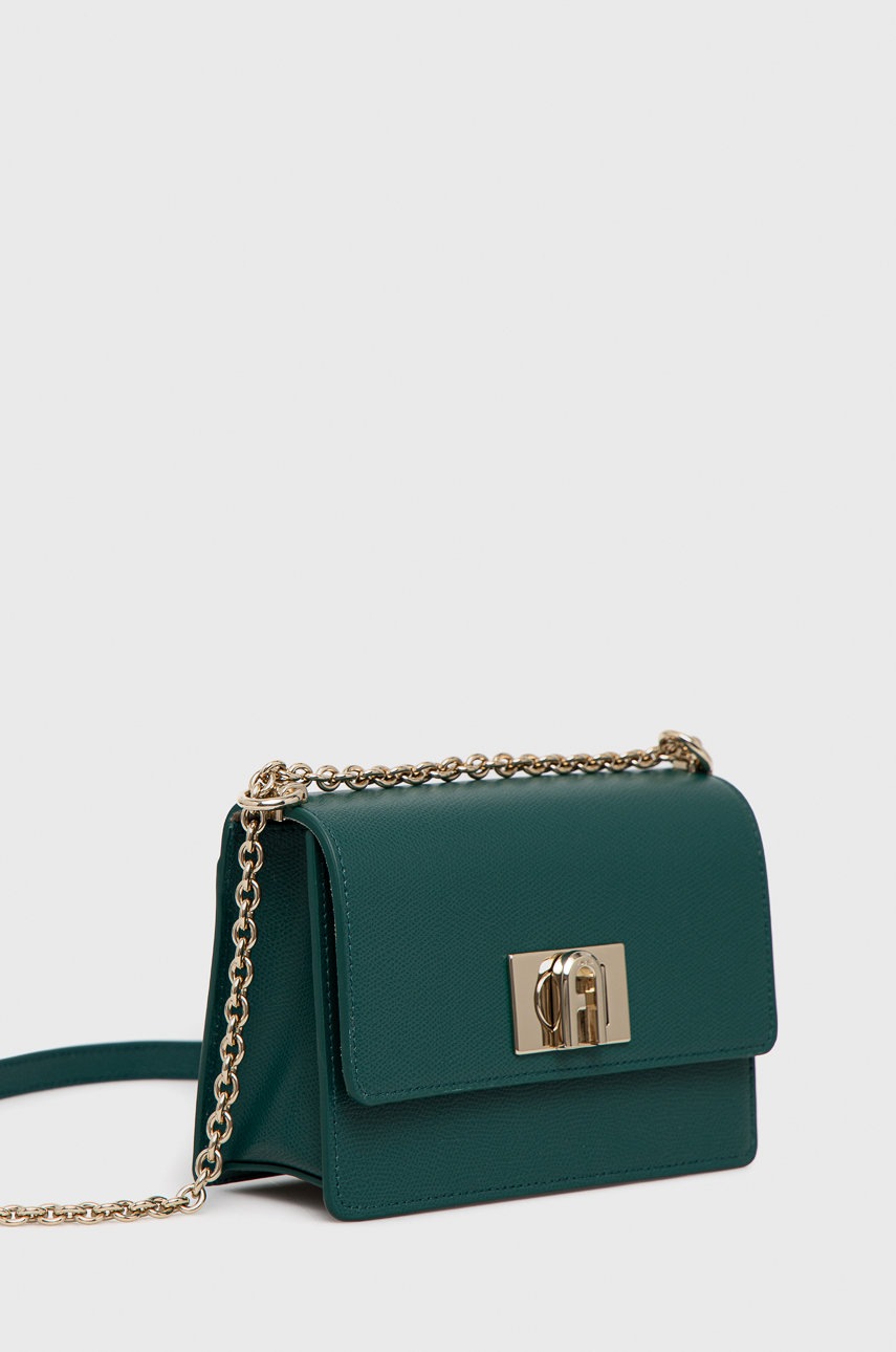 

Кожаная сумочка Furla цвет зелёный