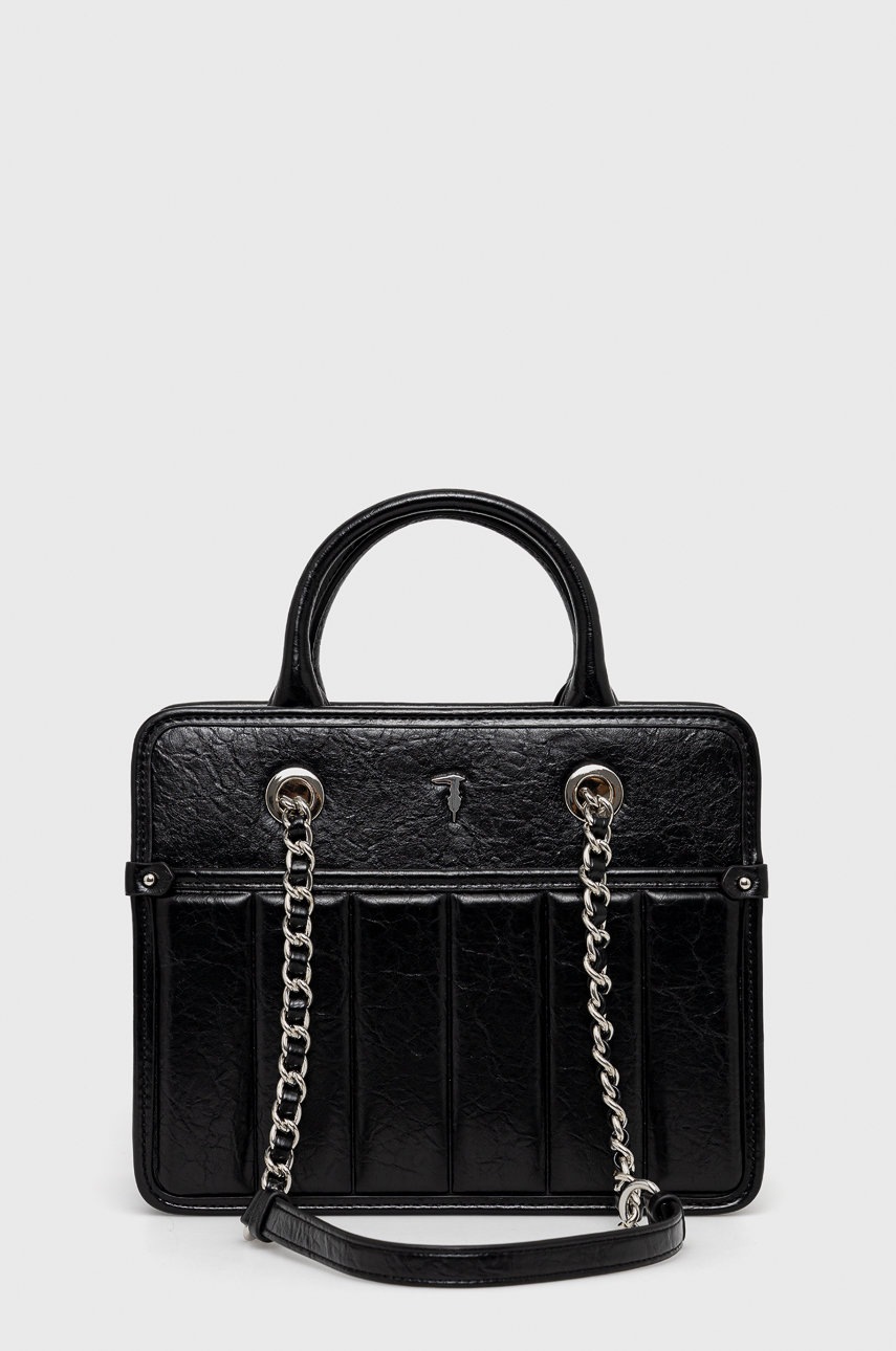 

Чанта Trussardi в черно, Черен