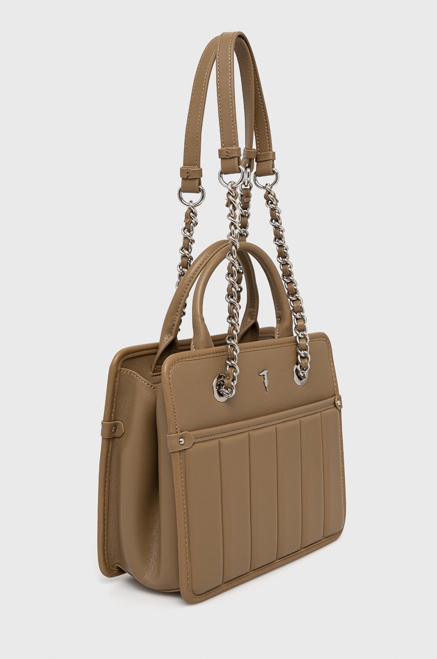 

Сумочка Trussardi колір бежевий