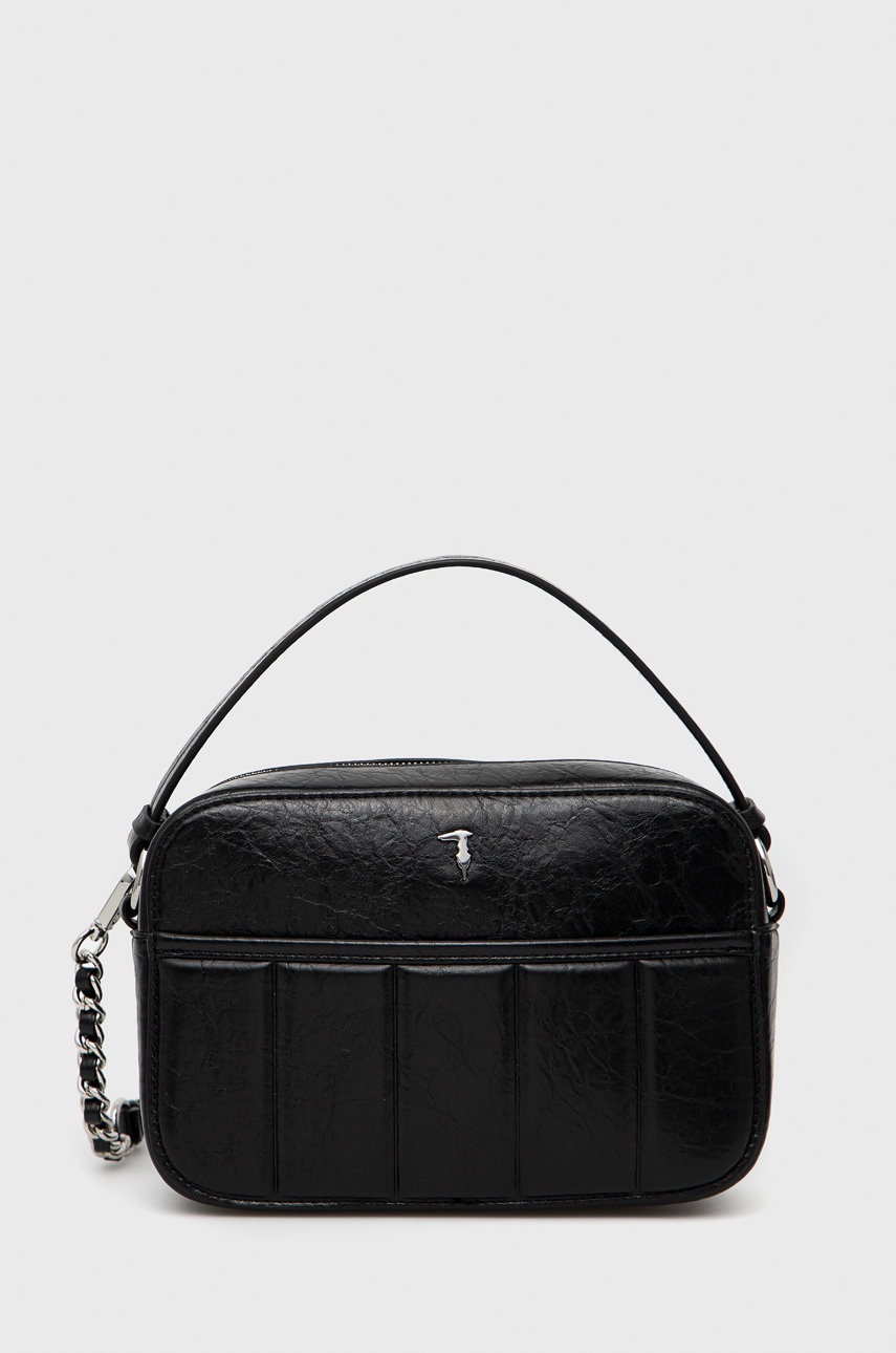 

Чанта Trussardi в черно, Черен