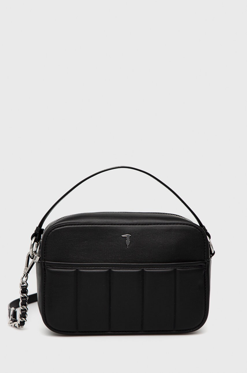 

Чанта Trussardi в черно, Черен