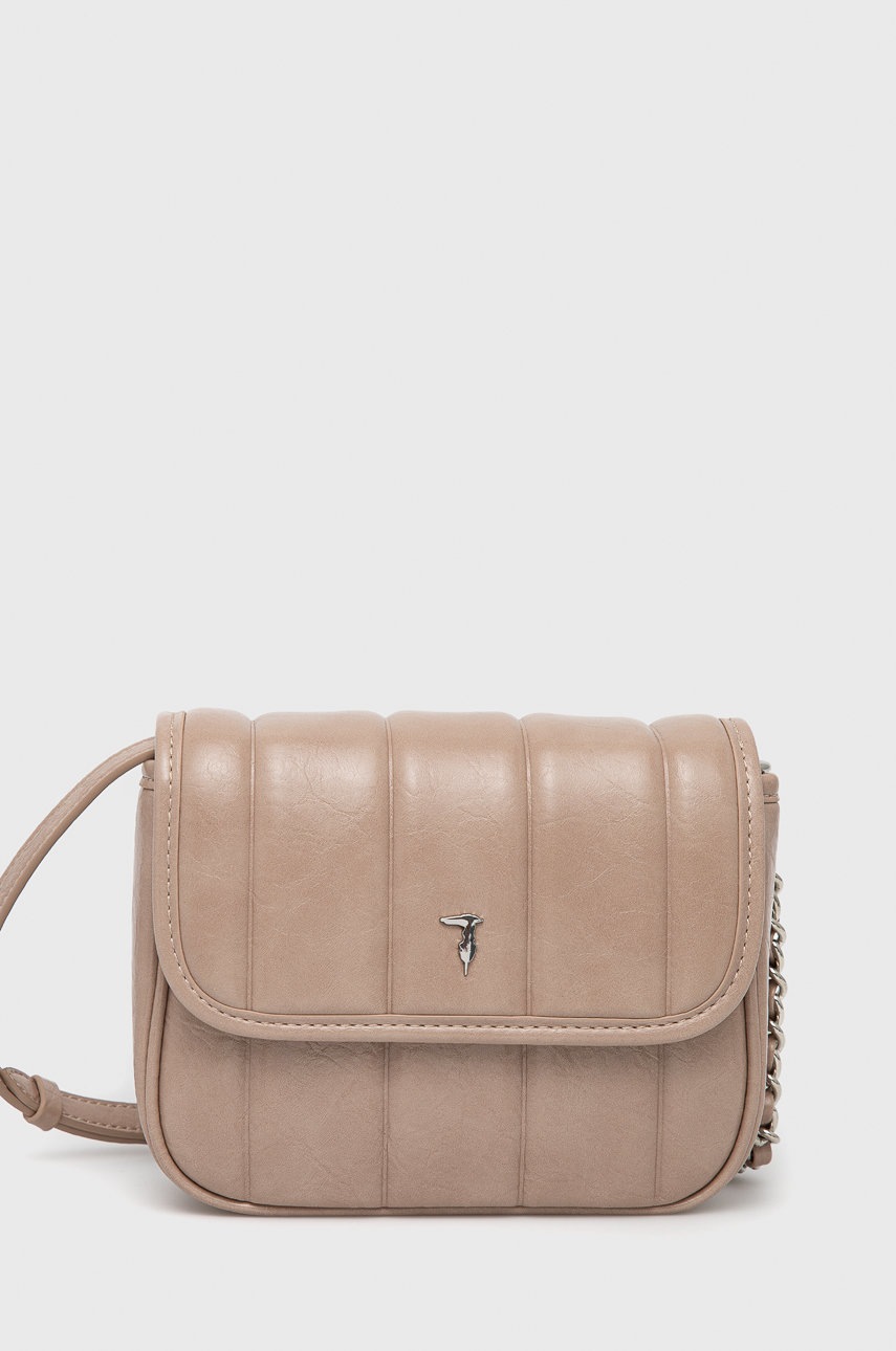 

Чанта Trussardi в бежово, Бежов