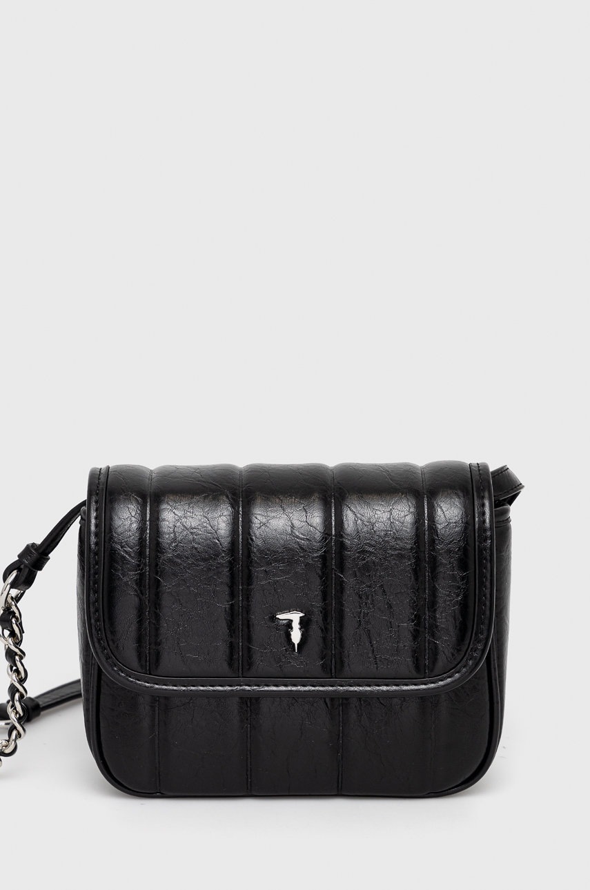 

Чанта Trussardi в черно, Черен